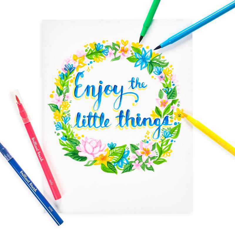 Ooly - Brilliant Brush markers - set of 12 | Scout & Co