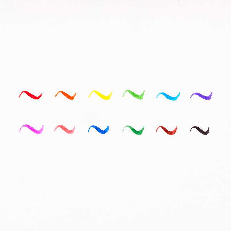 Ooly - Brilliant Brush markers - set of 12 | Scout & Co