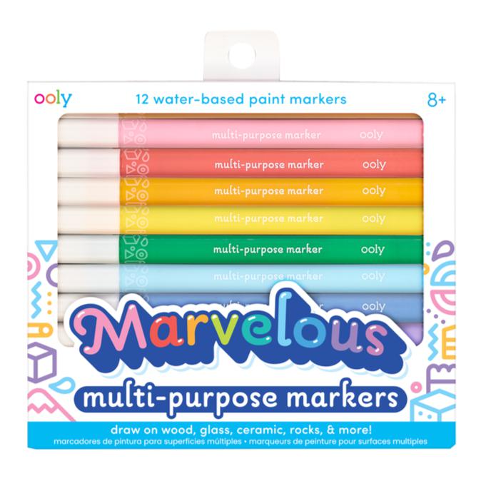 Ooly - Marvellous Multi-Purpose Paint Markers - set of 12 | Scout & Co