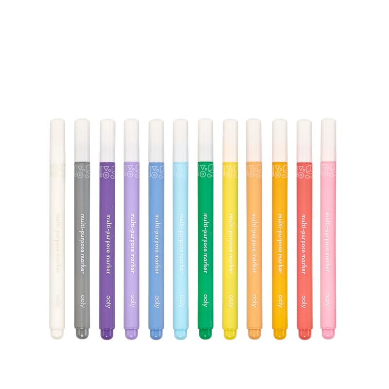 Ooly - Marvellous Multi-Purpose Paint Markers - set of 12 | Scout & Co