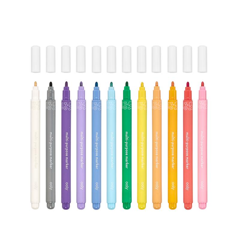 Ooly - Marvellous Multi-Purpose Paint Markers - set of 12 | Scout & Co