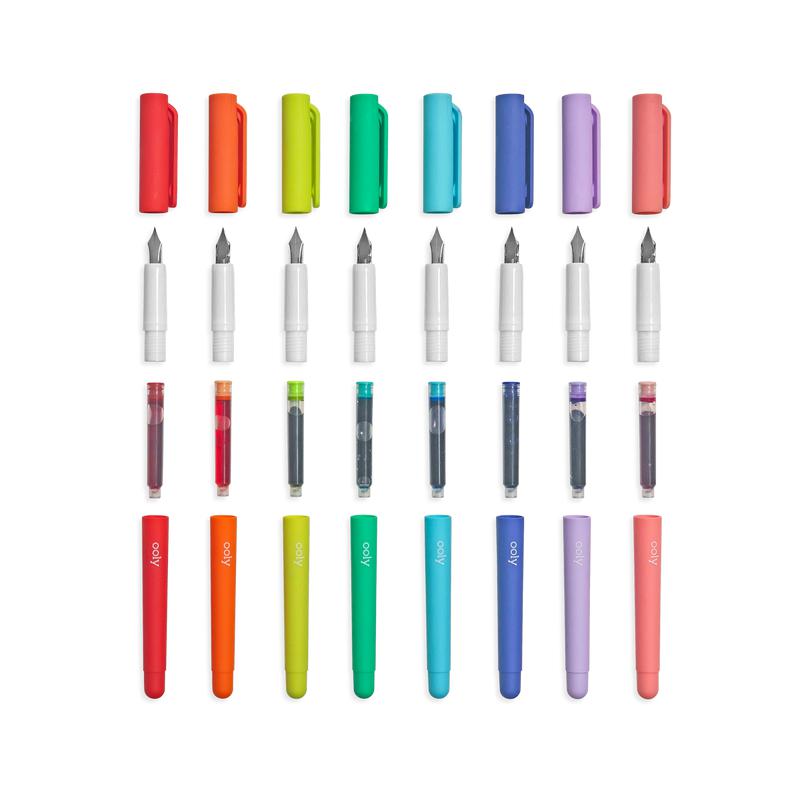 Ooly - Color Write fountain pens - set of 8 | Scout & Co