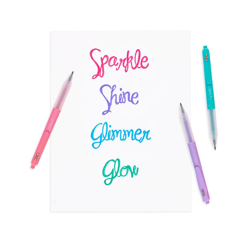 Ooly - Oh My Glitter! gel pens - set of 4 | Scout & Co