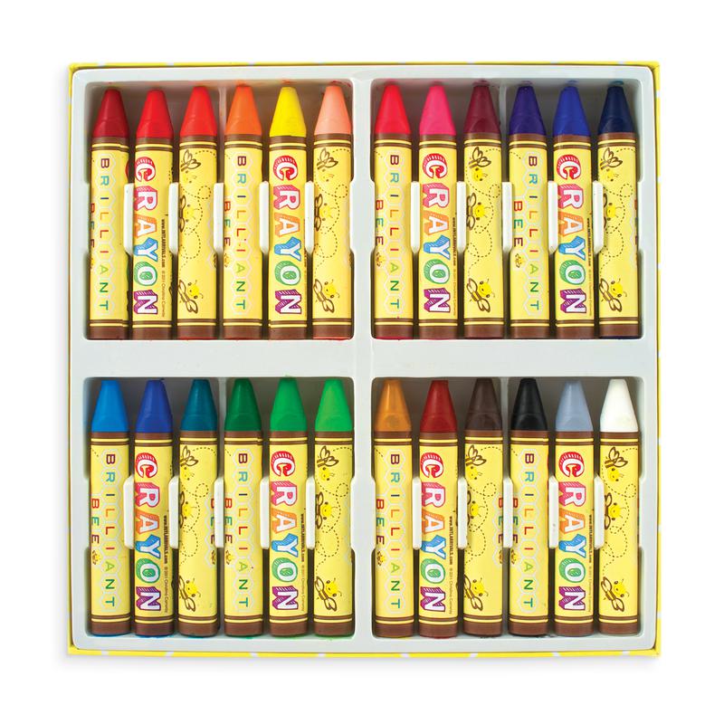 Ooly - Brilliant Bee crayons - set of 24 | Scout & Co