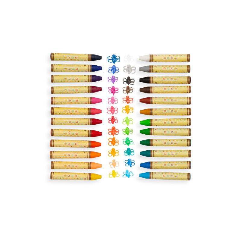 Ooly - Brilliant Bee crayons - set of 24 | Scout & Co