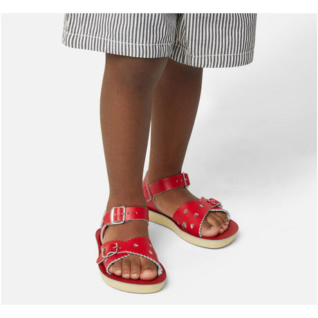 Saltwater Sweetheart Sandals - Red - Kids | Scout & Co