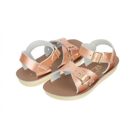Saltwater Sweetheart Premium Sandals - Rose Gold - Kids | Scout & Co