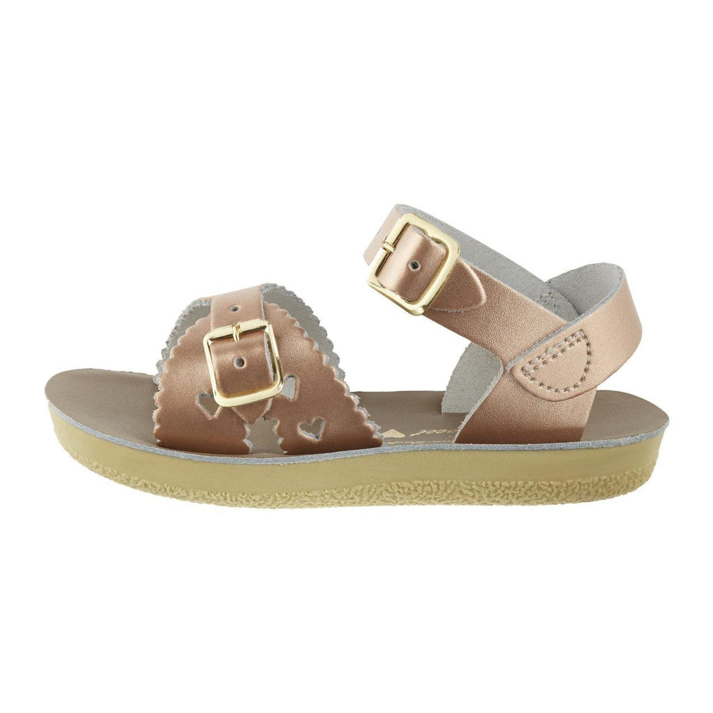 Saltwater Sweetheart Premium Sandals - Rose Gold - Kids | Scout & Co