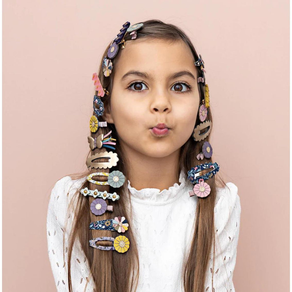 Mimi & Lula - Autumn Daisy clic clac hair clips | Scout & Co