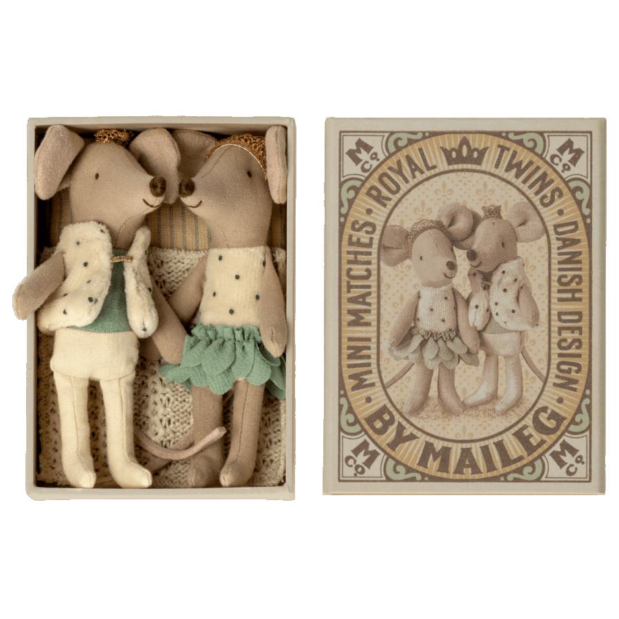 Maileg - Royal mice twins in box - little sister & brother | Scout & Co