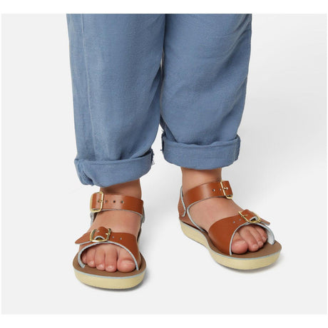 Saltwater Surfer Sandals - Tan - Kids | Scout & Co