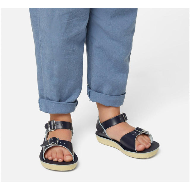 Saltwater Surfer Sandals - Navy - Kids | Scout & Co