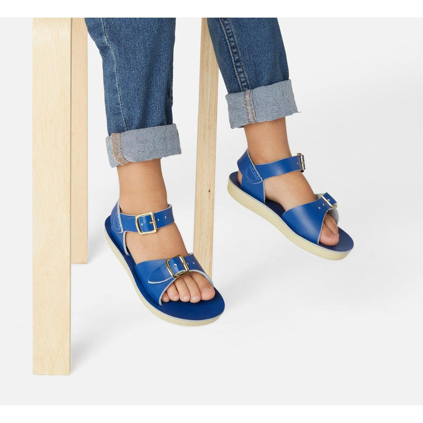 Saltwater Surfer Sandals - Cobalt - Kids | Scout & Co