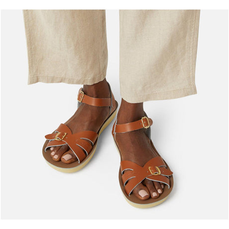 Saltwater Boardwalk Sandals - Tan - Adult | Scout & Co