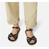Saltwater Boardwalk Sandals - Black - Adult | Scout & Co