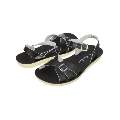 Saltwater Boardwalk Sandals - Black - Adult | Scout & Co