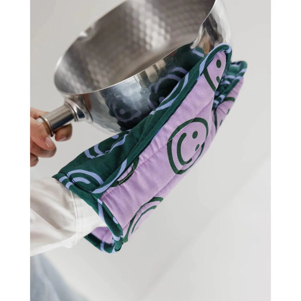 Baggu – Oven mitt - Lavender Forest Happy | Scout & Co