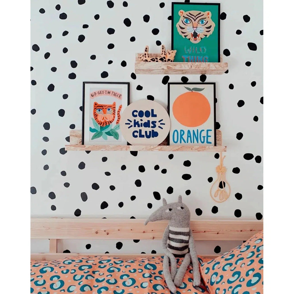 Wolfnoodle - A4 print - Orange | Scout & Co