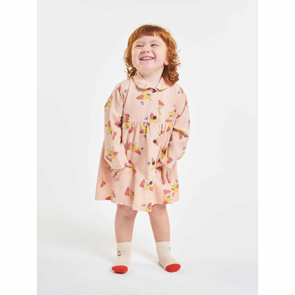 Bobo Choses - Mr O'Clock all-over woven dress - baby | Scout & Co