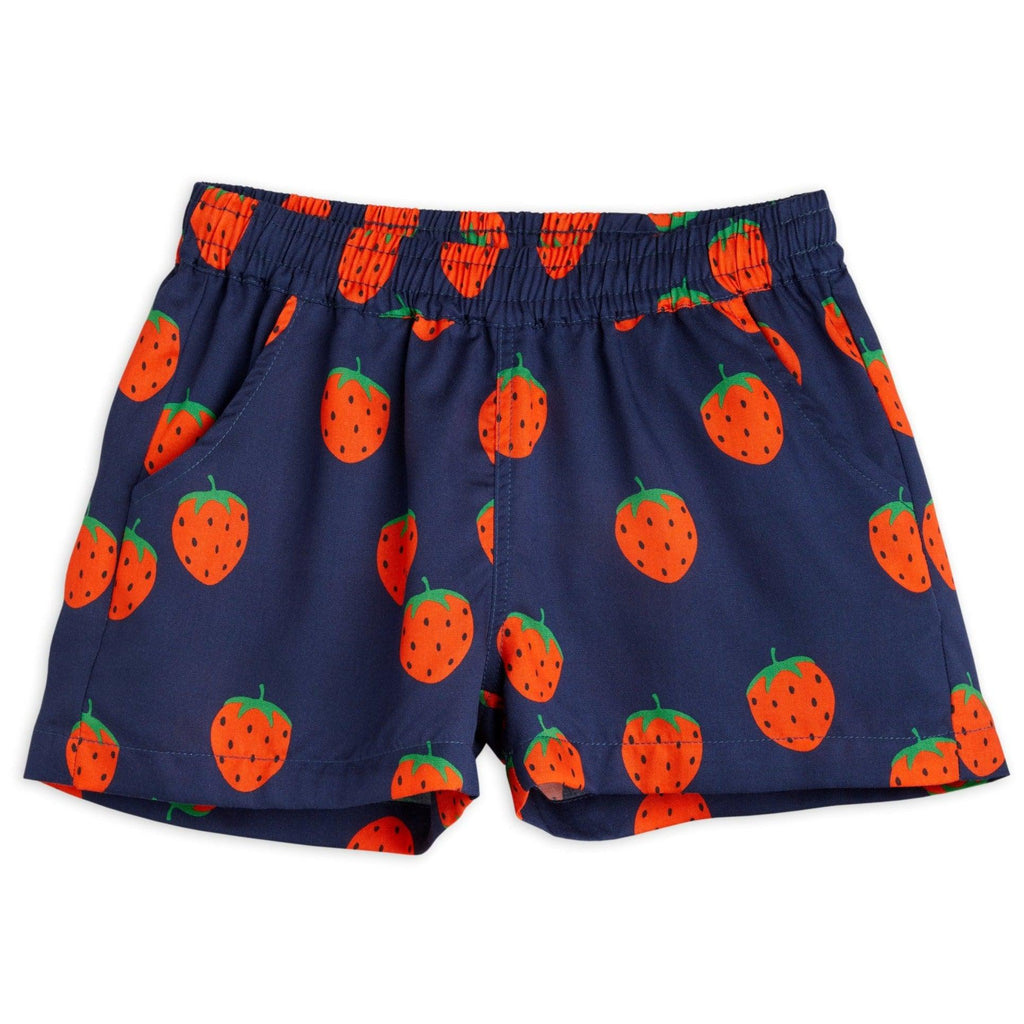 Mini Rodini - Strawberries woven shorts | Scout & Co