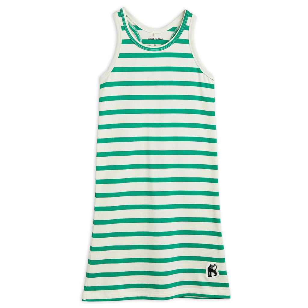 Mini Rodini - Panther patch tank dress - green | Scout & Co