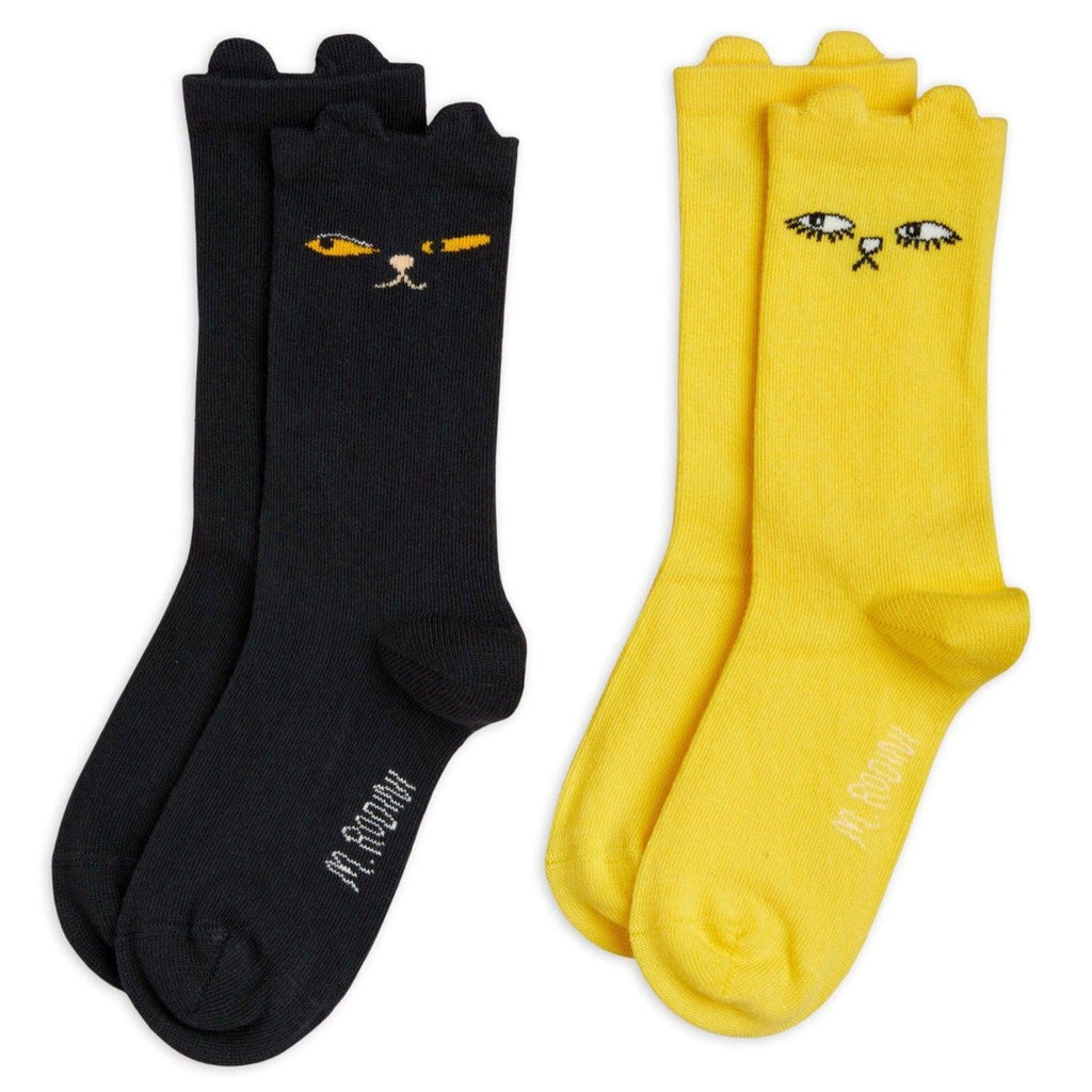 Mini Rodini - Cats Ear socks - 2 pairs | Scout & Co