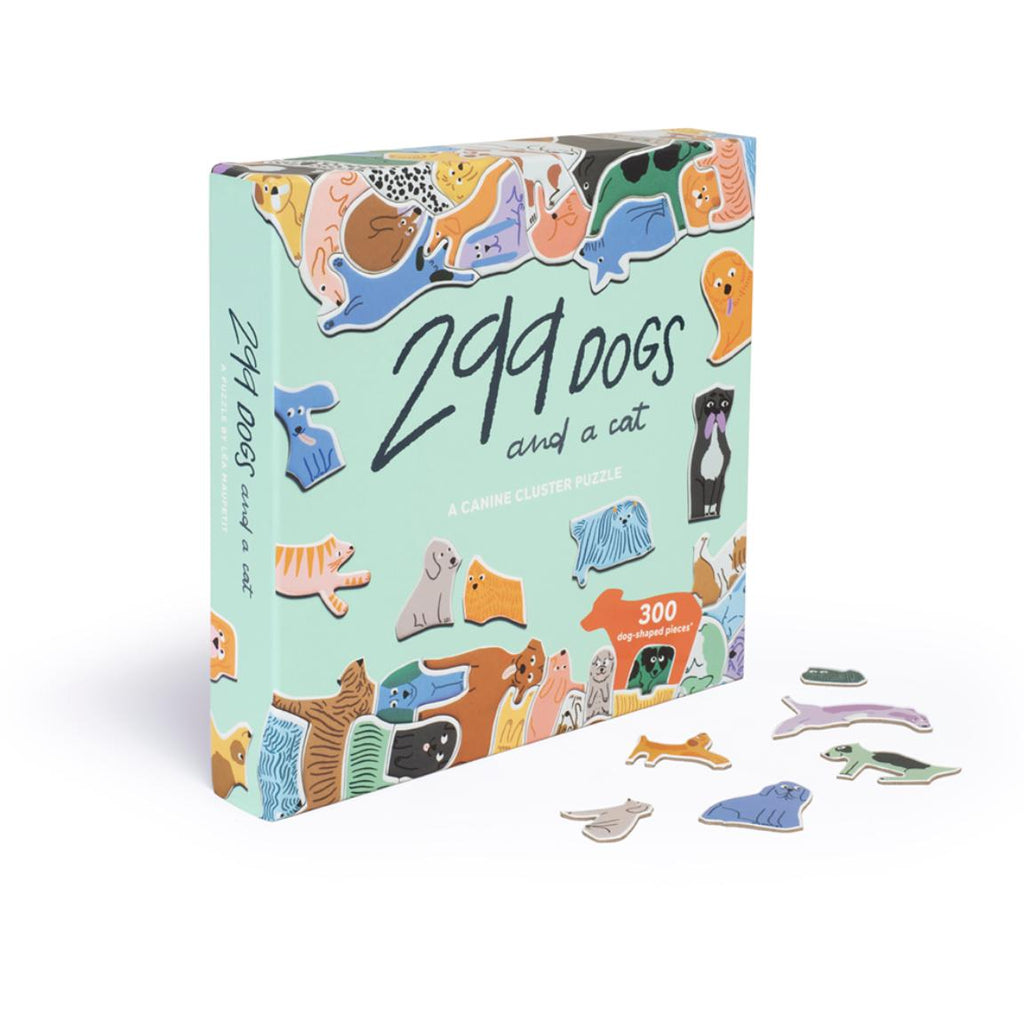 299 Dogs (and a Cat) 300-piece jigsaw puzzle - Léa Maupetit | Scout & Co