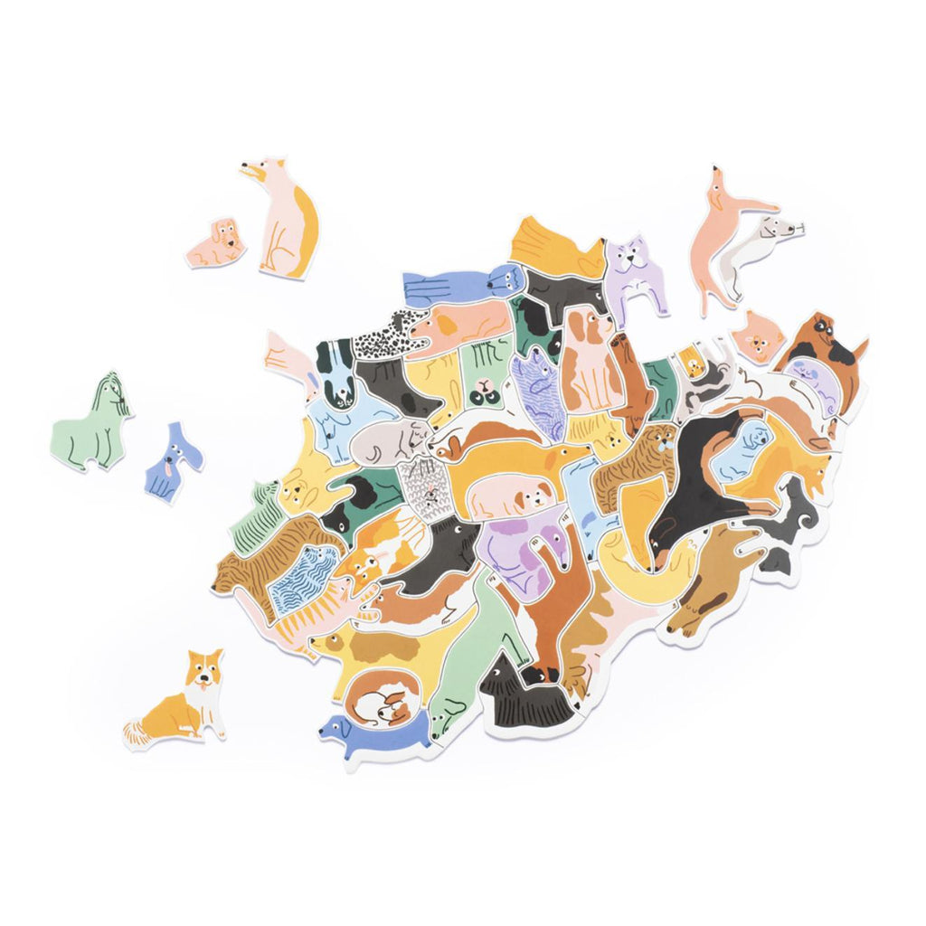 299 Dogs (and a Cat) 300-piece jigsaw puzzle - Léa Maupetit | Scout & Co