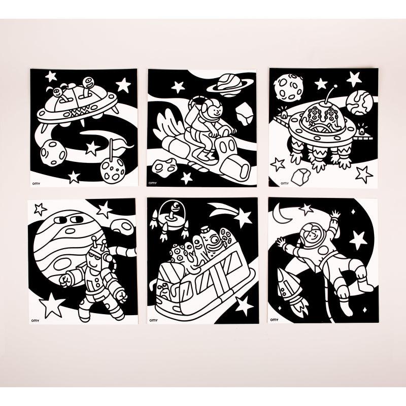 OMY - Velvet Colouring - Cosmos | Scout & Co