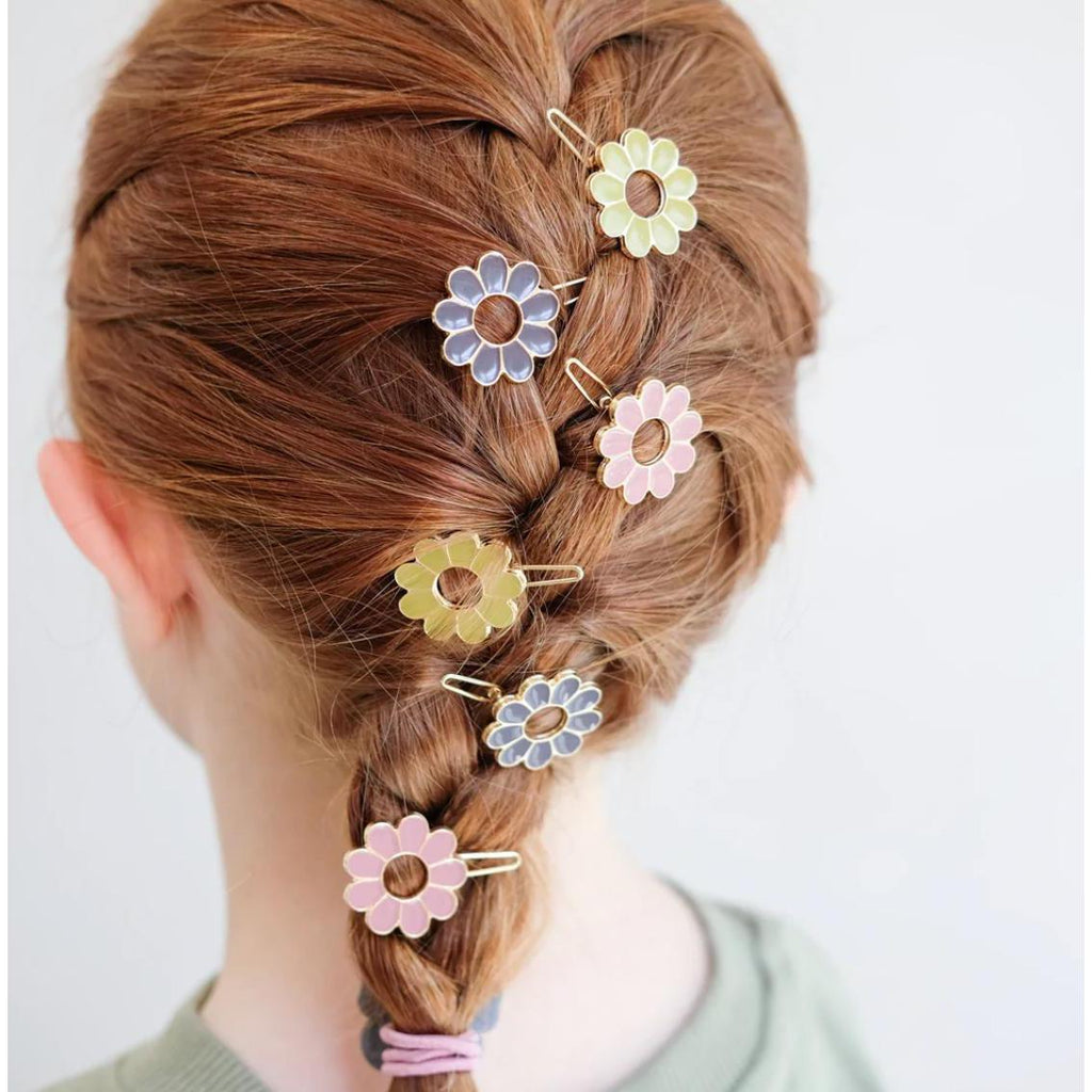 Mimi & Lula - Enamel flower mini hair clips | Scout & Co