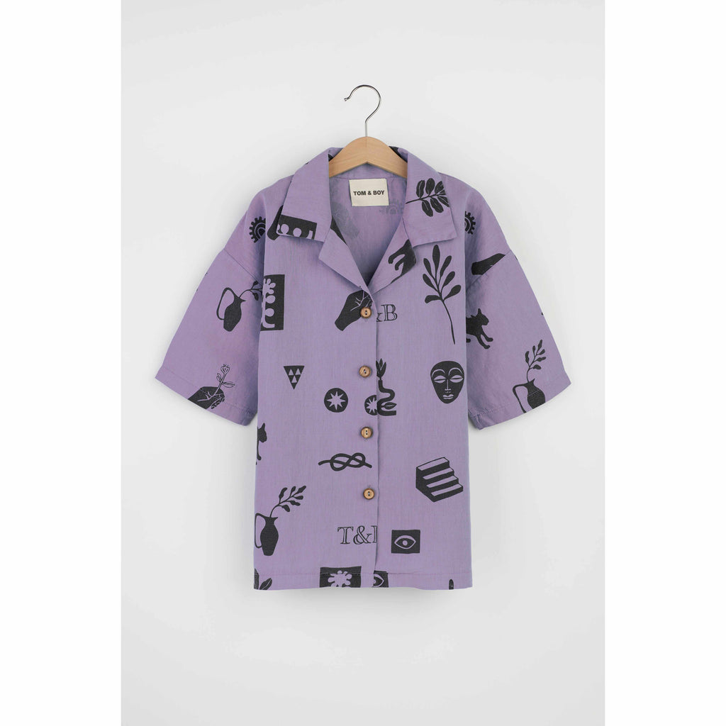 Tom and Boy - Print shirt - mauve | Scout & Co