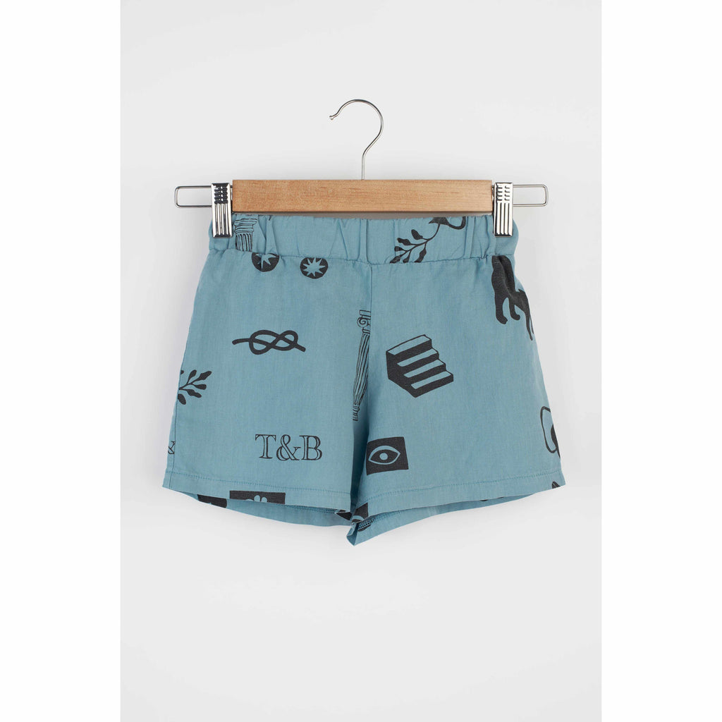 Tom and Boy - Print shorts - blue | Scout & Co