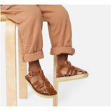 Saltwater Shark Sandals - Tan - Kids | Scout & Co