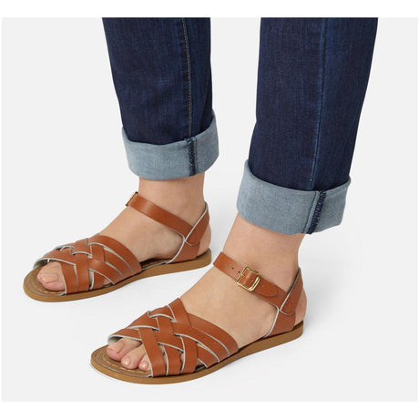 Saltwater Retro Sandals - Tan - Adult | Scout & Co