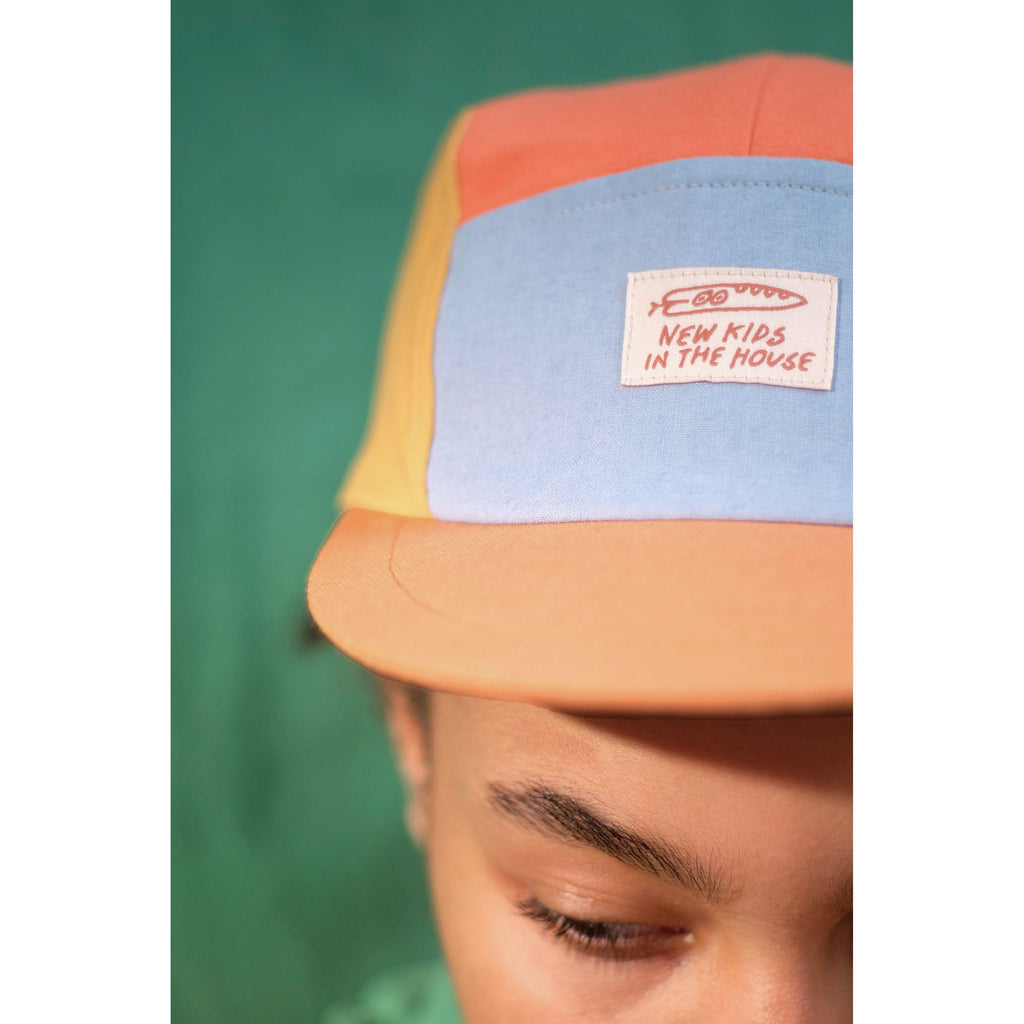 New Kids In The House - Calvin cap - Colourblock Washed-Out Multi | Scout & Co