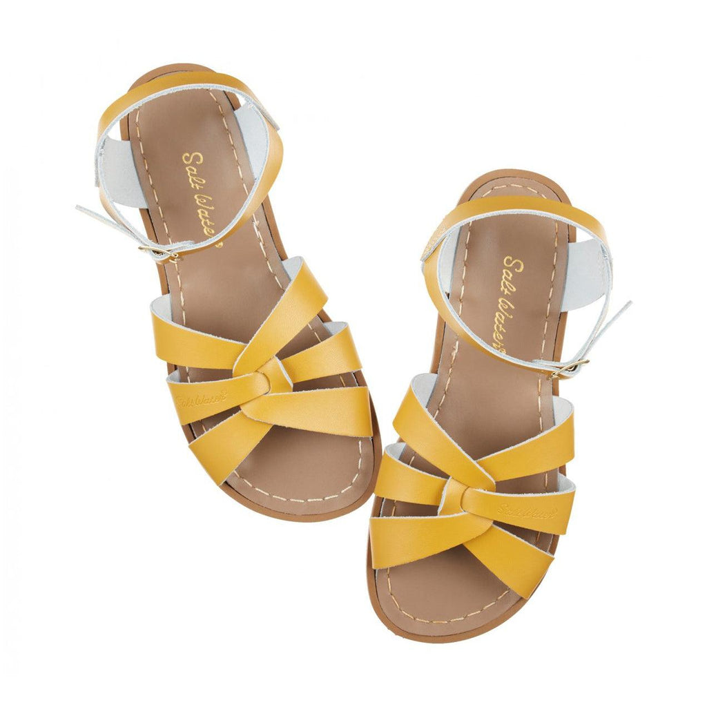 Saltwater Original Sandals - Mustard - Kids | Scout & Co