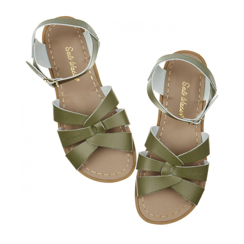Saltwater Original Sandals - Olive - Kids | Scout & Co