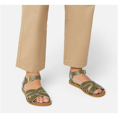 Saltwater Original Sandals - Olive - Kids | Scout & Co
