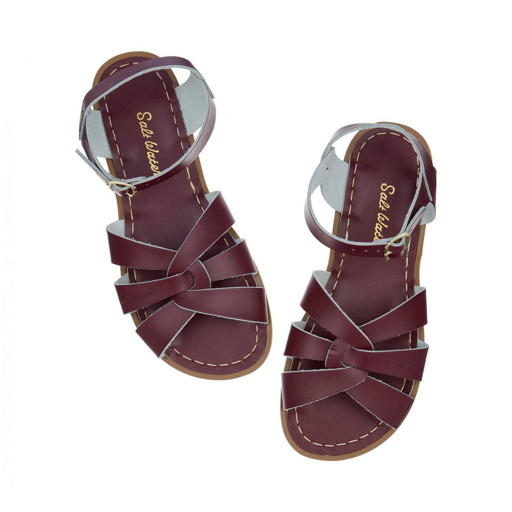 Saltwater Original Sandals - Claret - Kids | Scout & Co