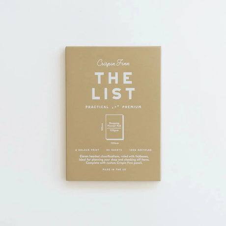 Crispin Finn - The List shopping planner notepad & pencil set | Scout & Co