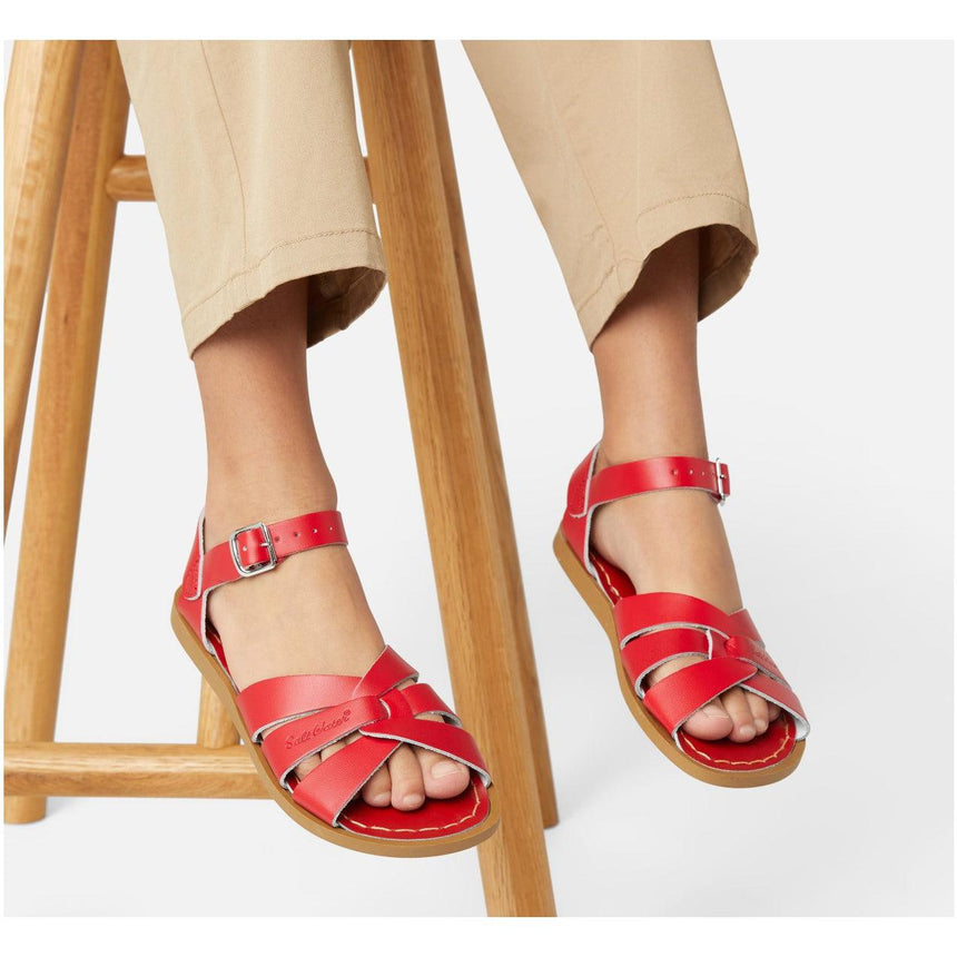 Saltwater Original Sandals - Red - Kids | Scout & Co