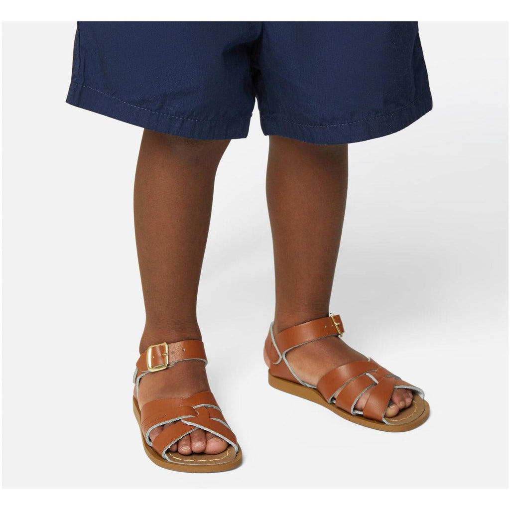Saltwater Original Sandals - Tan - Kids | Scout & Co