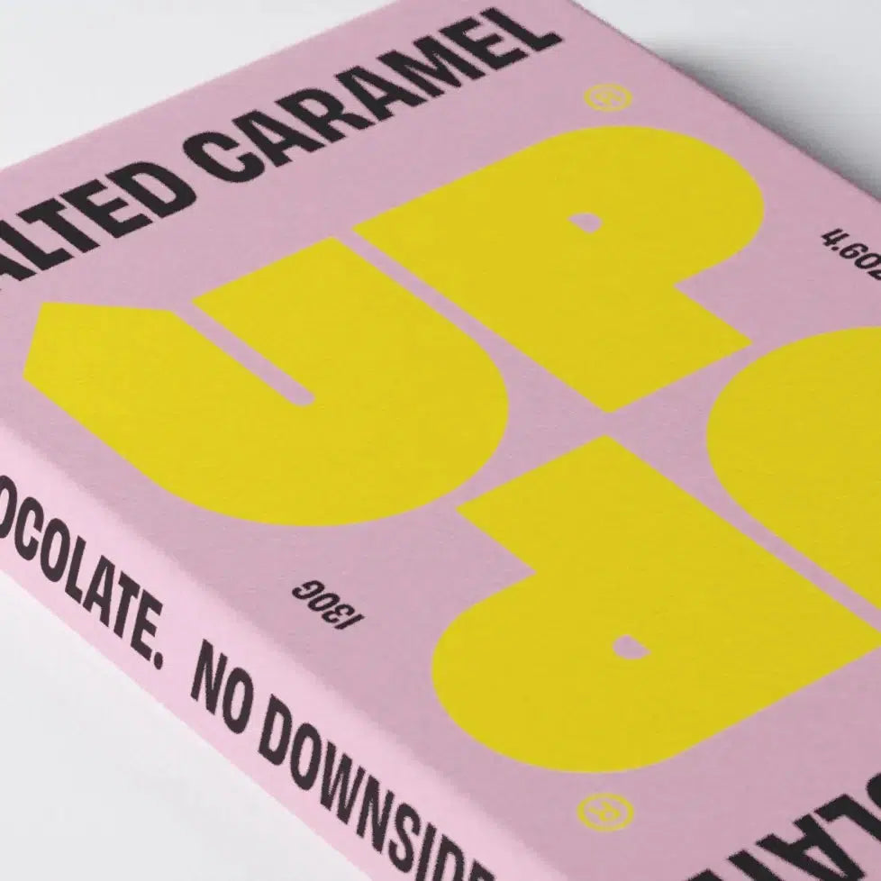 Up-Up - Salted Caramel Milk Chocolate bar - 130g | Scout & Co