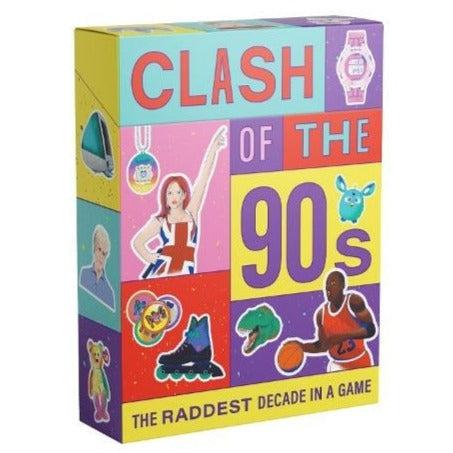 Clash Of The 90s trump cards game | Scout & Co
