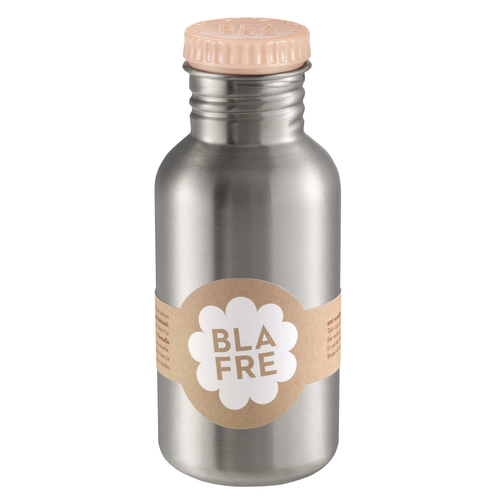 Blafre - Steel drinking bottle 500ml - Peach | Scout & Co
