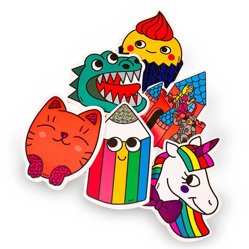 OMY - Notebook & stickers - Magic castle | Scout & Co