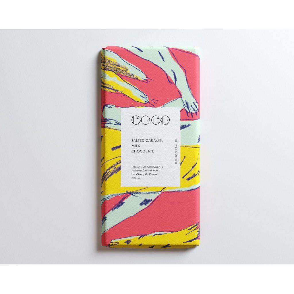 Coco - Salted Caramel milk chocolate bar - 80g | Scout & Co