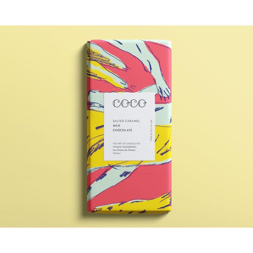 Coco - Salted Caramel milk chocolate bar - 80g | Scout & Co