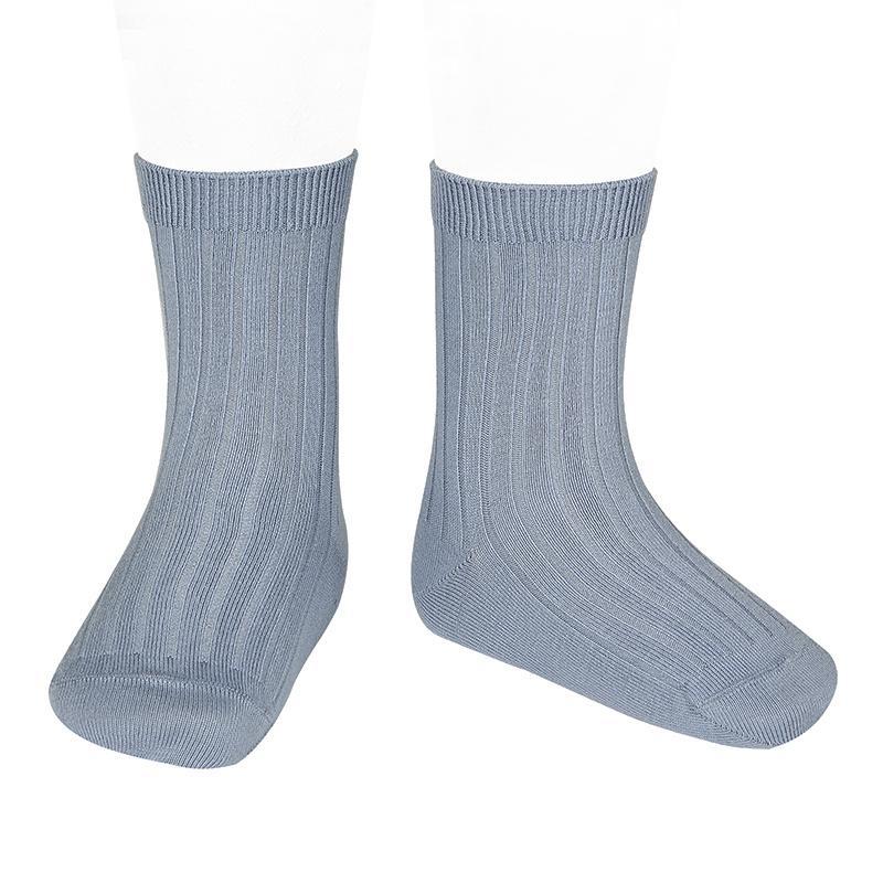 Condor - rib ankle socks - Acero - 402 | Scout & Co