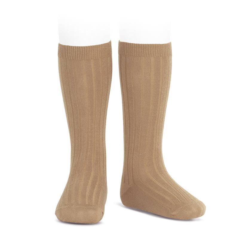 Condor - rib knee socks - Camel - 326 | Scout & Co